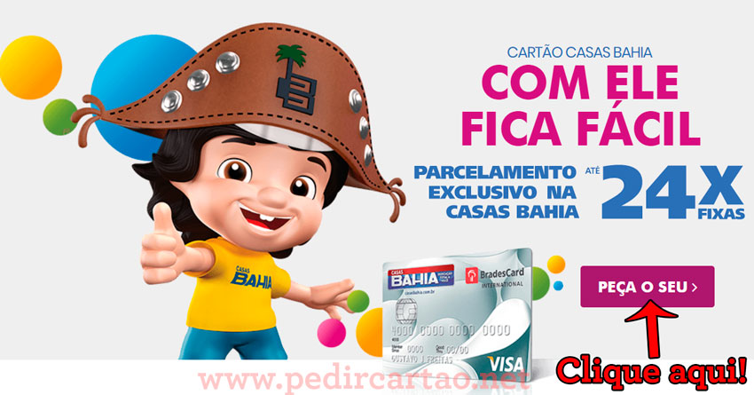 Como solicitar o Cartão de crédito Casas Bahia