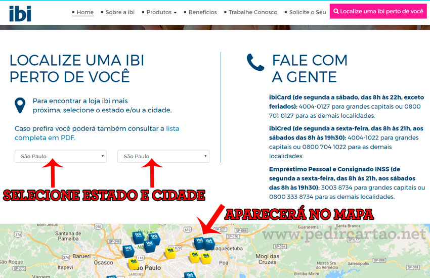 como solicitar cartão ibi