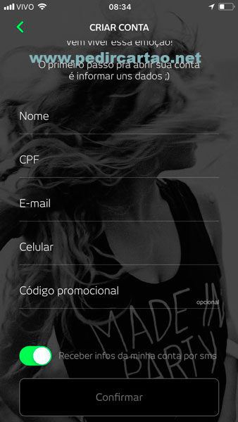 Como Fazer Cartão Next pelo aplicativo