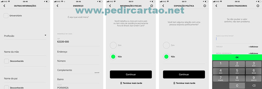 Como Fazer Cartão Next pelo aplicativo