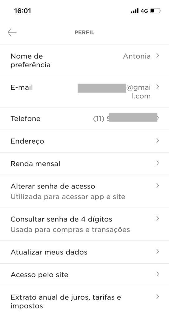Como saber a senha do Cartão Nubank