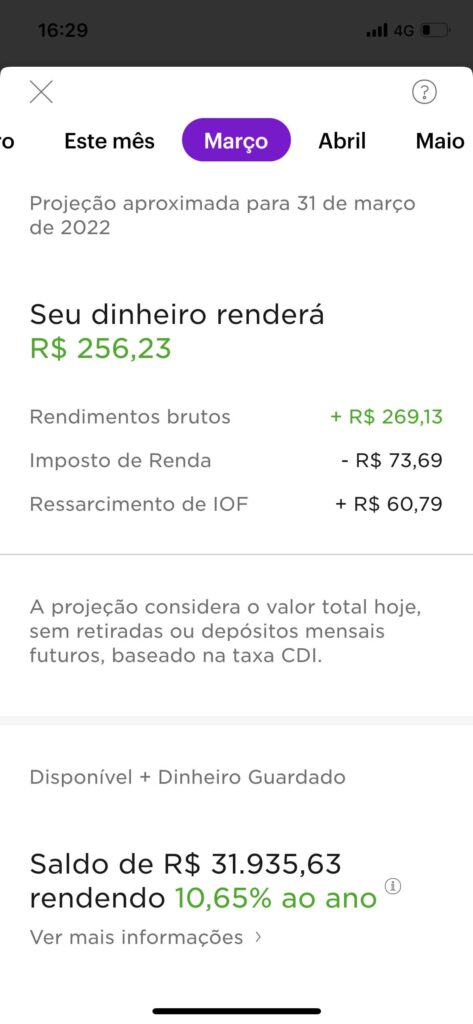 Quanto rende a Poupança Nubank